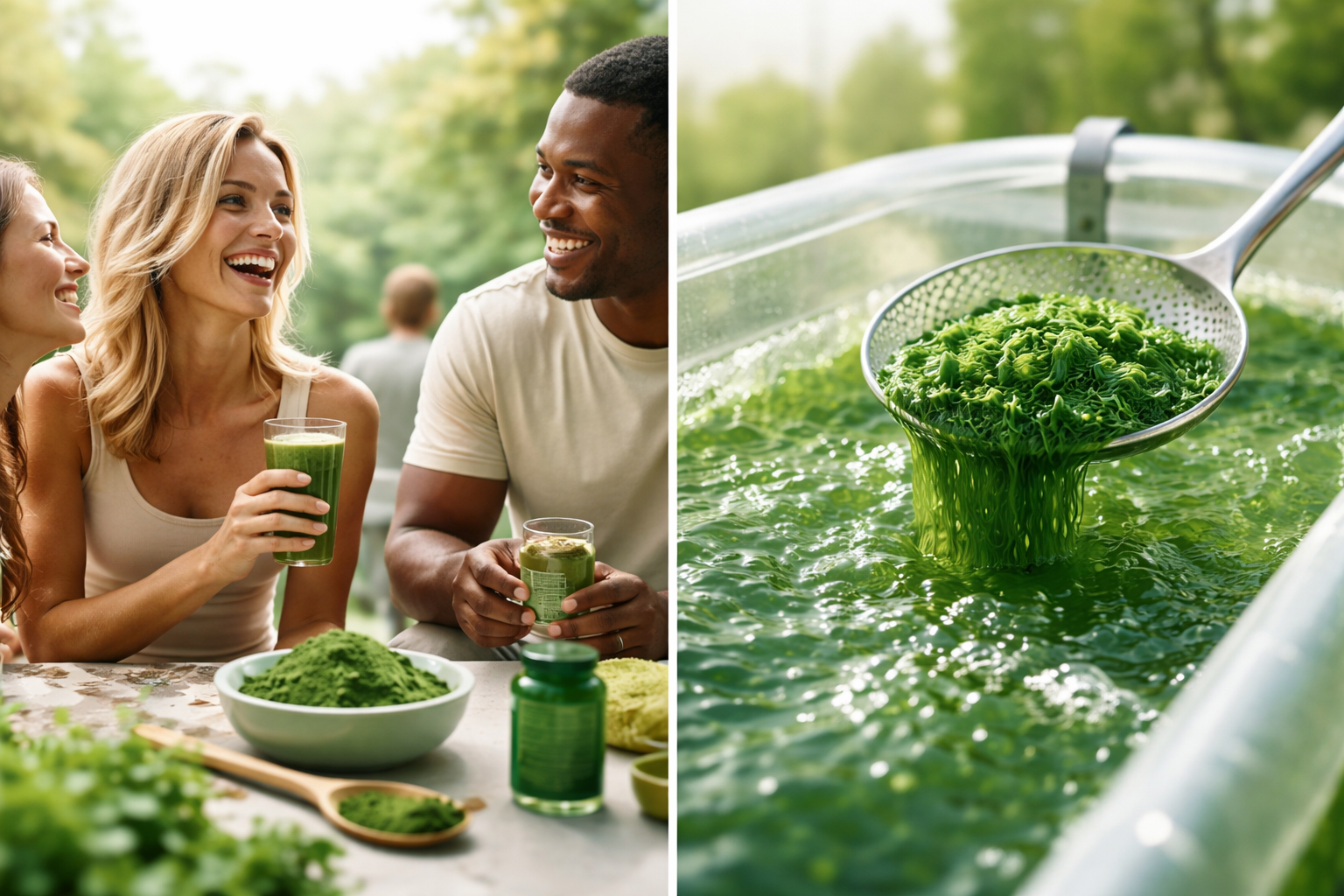 Fresh spirulina cultivation